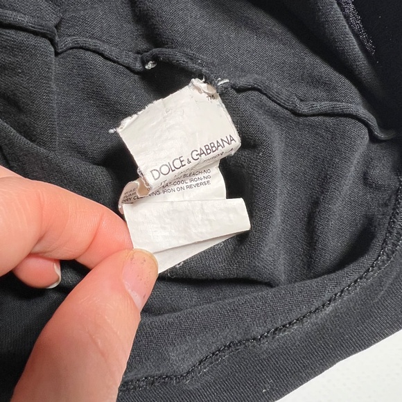 Dolce & Gabbana Crown Crest Mens Short Sleeve T-Shirt Made in Italy IT 48 Large - Picture 12 of 16